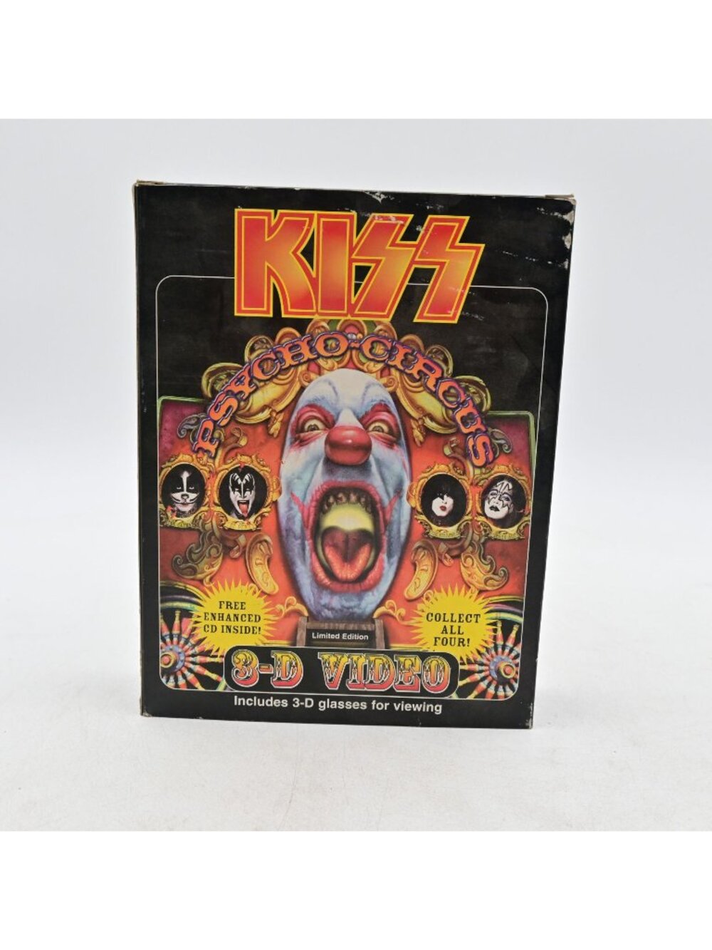 Kiss Psycho Circus 3-D VHS Box Set W/ Glasses